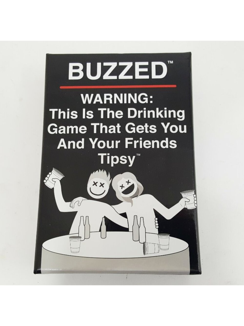 Buzzed Drinking Game Card Tipsy Question Answer Q&A Funny Humor